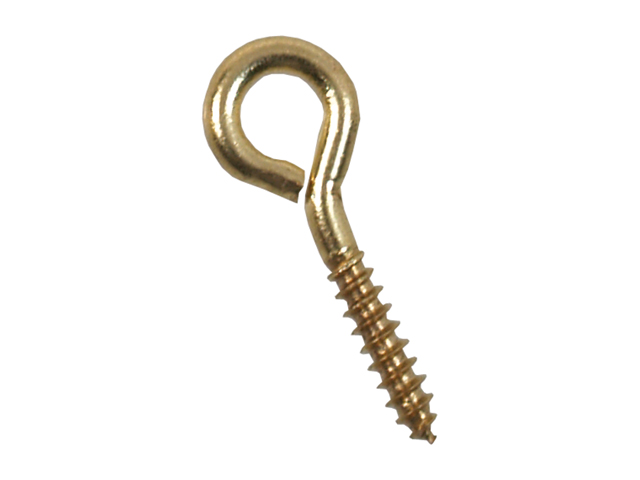 Eye Screw, Brass 3/8 ID