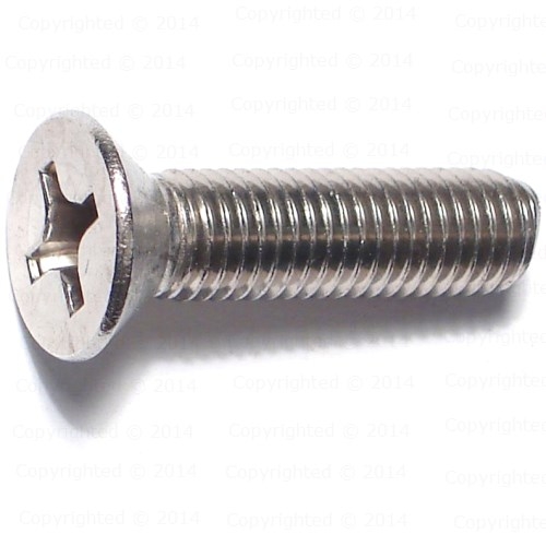 Countersunk Screw, Stainless Steel Flat-Head M5 x 12 Phillips