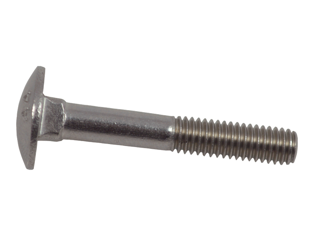 Carriage Bolt, Stainless Steel M12 x 100mm