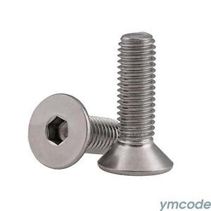 Countersunk Screw, Stainless Steel Flat/H Allen-Socket M06 x 12