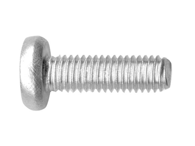 Machine Screw, Stainless Steel D-Head Phillip M03 x 12