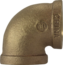 Elbow, Bronze 2" NPT Female Fem 90º