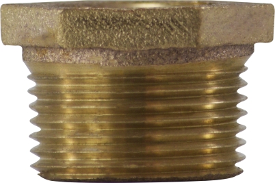 Pipe Bushing, 3/8Mal x 1/8Fem Tapered Brass