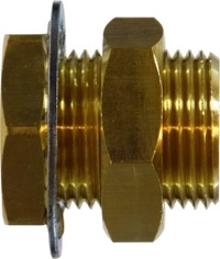 Coupling, Anchor Frame 3/8Fem x 1" NPT Male Tapered Brass