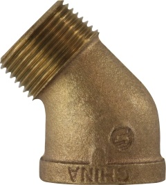 Elbow, Bronze 3/4Npt Male Female 45º