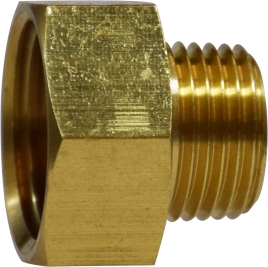 Adapter, Thread:Mal1/2Mpt to Female Garden Hose Brass