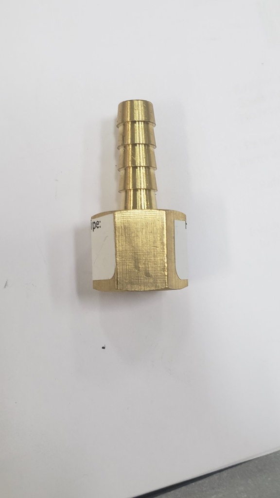 Hose Barb, Hose:5/16" Pipe:3/8Fpt Tapered Brass