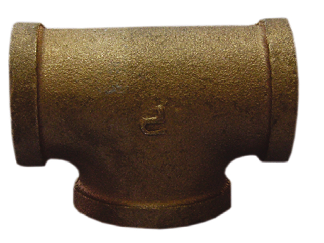 Tee, Female Thread Brass 1/8Fpt