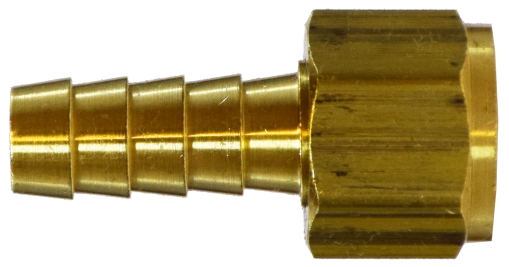 Hose Barb, Swivel Hose:1/2" Pipe:1/2"F Nut Brass