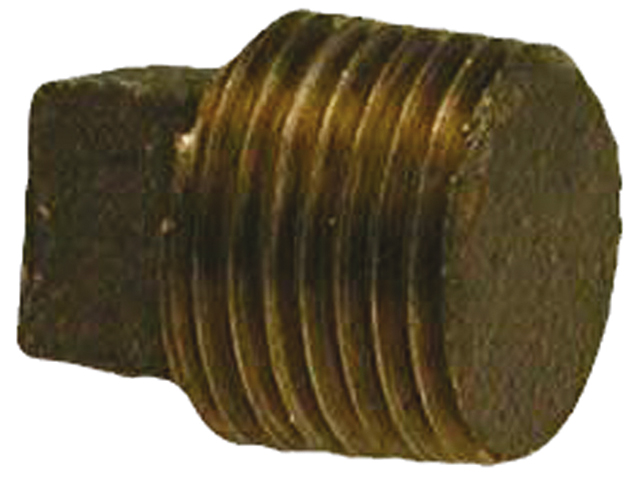 Plug, Sq Head Bronze 1/8" NPT Male Tapered