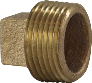 Plug, Sq Head Bronze 2" NPT Male Tapered