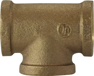 Tee, Bronze 3/4" NPT Female Tapered