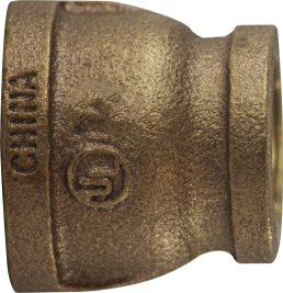 Reducer Coupling, Bronze 1-1/2to1" NPT Female Tapered