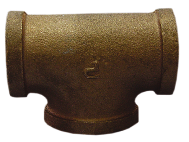 Tee, Bronze 1/8" NPT Female Tapered