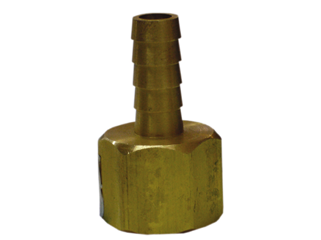 Hose Barb, Hose:3/8" Pipe:3/8Fpt Tapered Brass