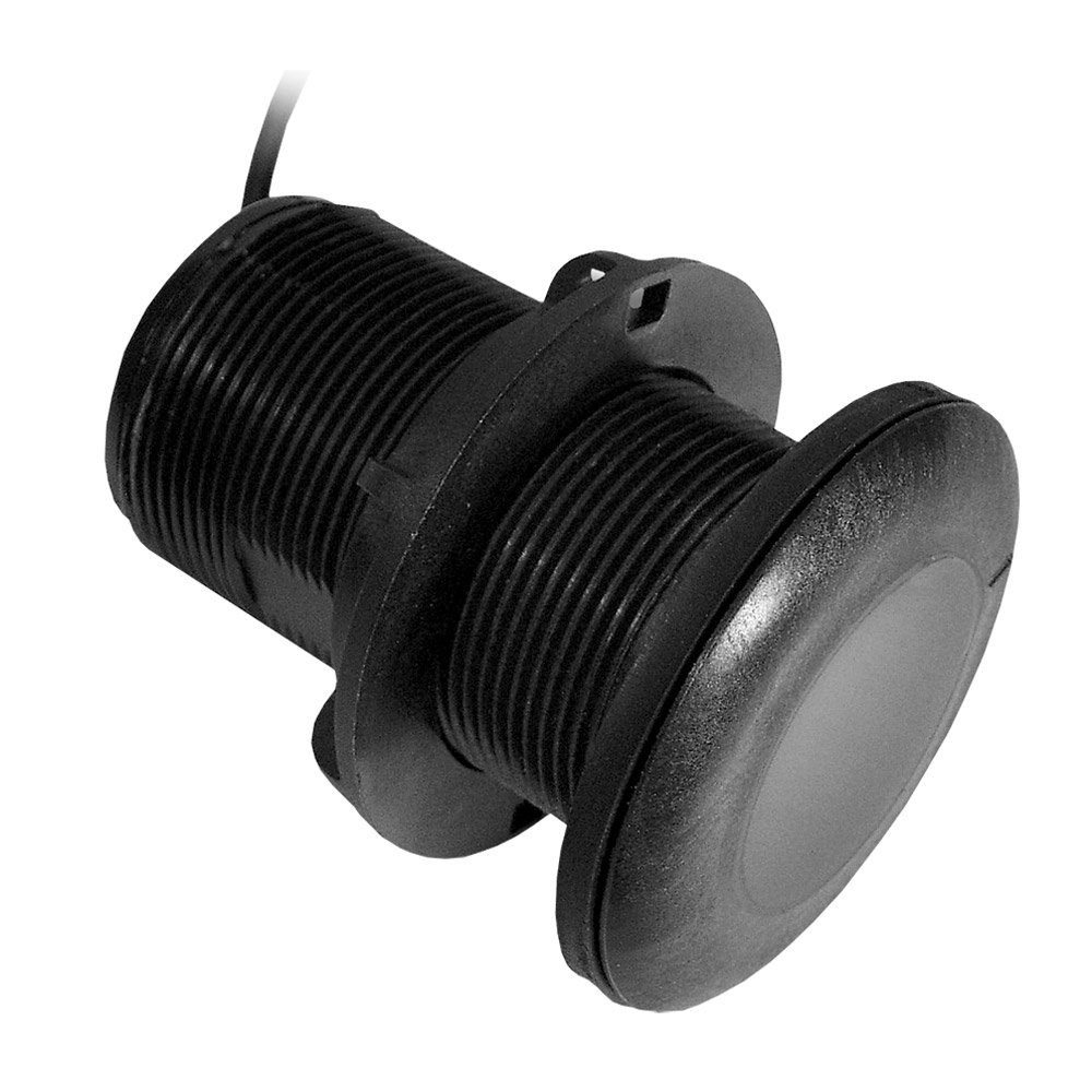 Transducer, Thru-Hull Plastic 12º Tilt 8-pin 77/200 kHz