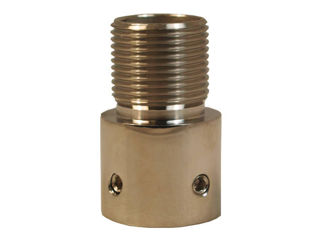 Antenna Mount, Adapter Standard Thread:1" to Pipe:1" Stainless Steel