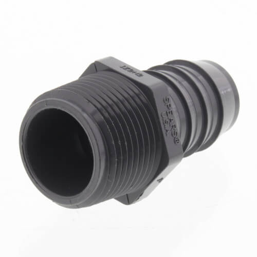 Hose Pillar PVC 1" Hose x 1" Male Thread