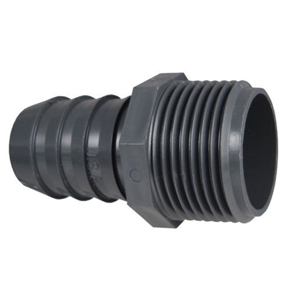 Hose Pillar PVC 1-1/2 Hose x 1-1/2Mal Thread