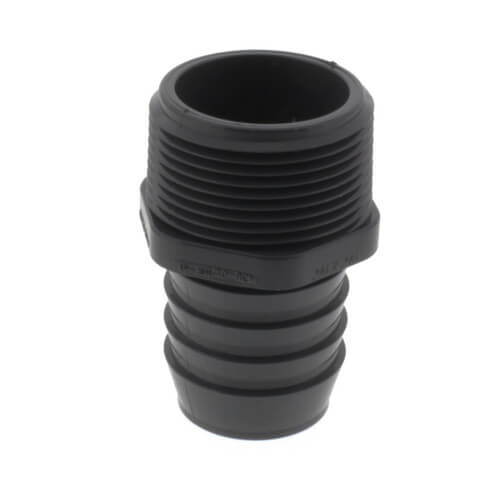 Hose Pillar PVC 1-1/4 Hose x 1-1/4Mal Thread