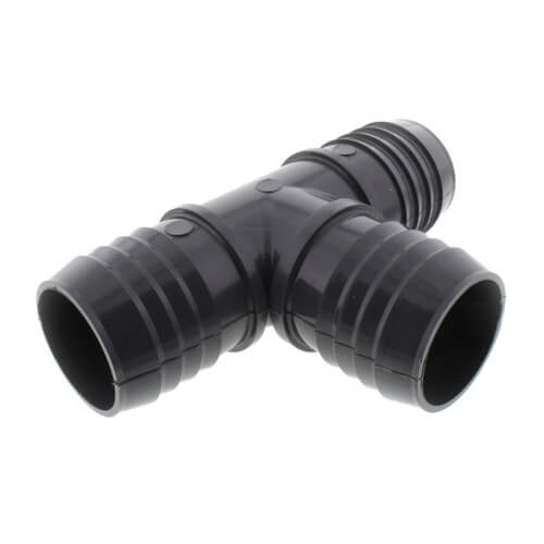 Tee, Hose Barbed PVC 2" Hose