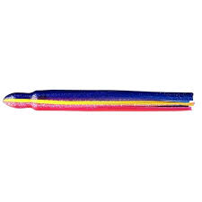 Lure Skirt 10" Blue/Pink with Holo Flake/Yellow Vein