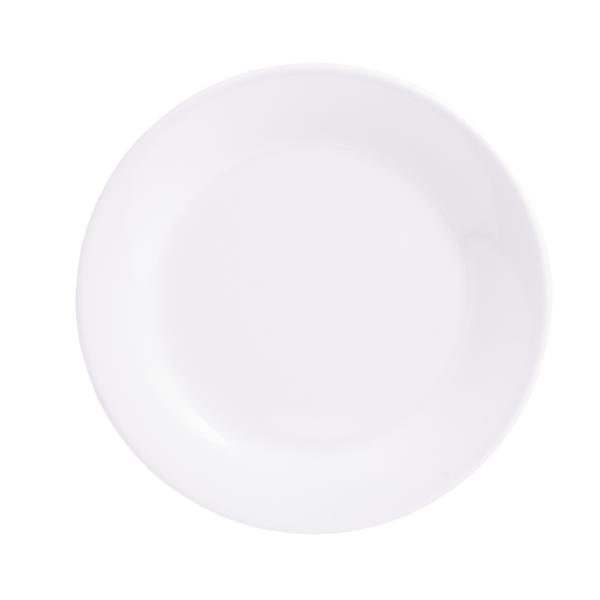 Plate, Solid White 8"