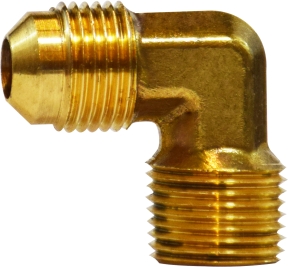 Elbow Flare 3/8 x 1/4Mpt Brass