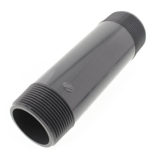 Pipe Nipple, Male Thread:1/2" Length:3" PVC