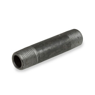 Pipe Nipple, Male Thread:1/2" Length:6" PVC