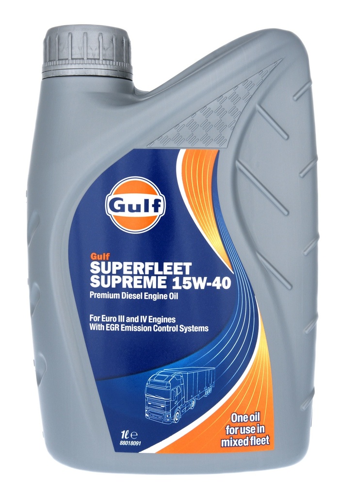 Motor Oil, SAE:15W-40 Superfleet Supreme 1Lt