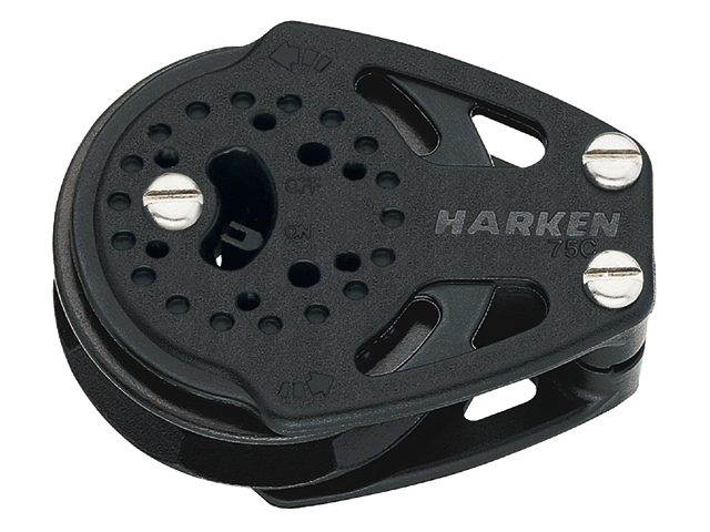 Cheek Block, Ratchet Carbo 75mm MaxLine:12mm