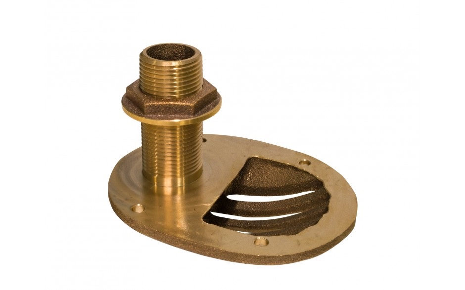 Intake Strainer, Bronze Thru-Hull:2" with Nut