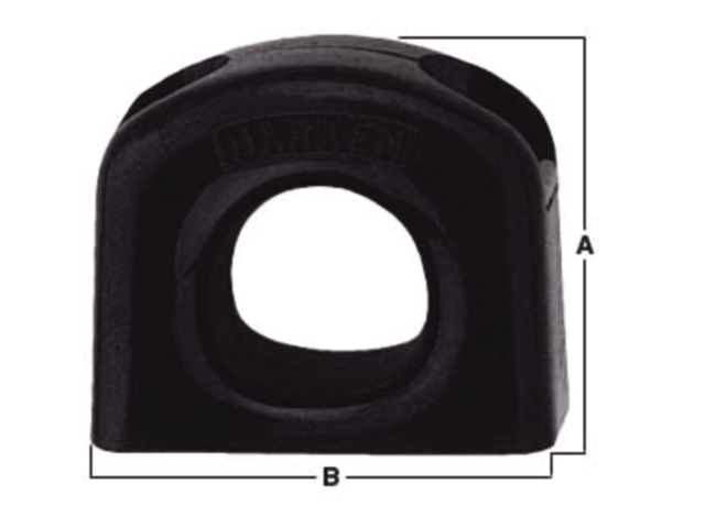 Fairlead, Bullseye Ø:16mm with out Insert