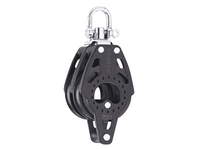 Block, Double 29mm Swivel/Becket MaxLine8mm Carbo