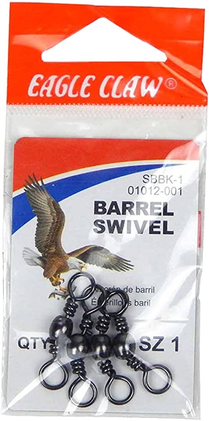 Barrel Swivel, Size 1 Black