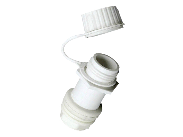 Drain Plug, Threaded White