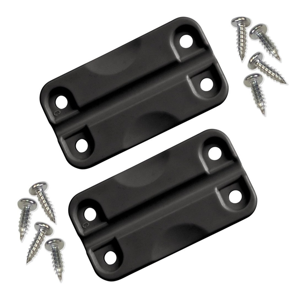 Hinge Set, Plastic Pebax Length:64 Open Width:32mm 4Hole  Pair