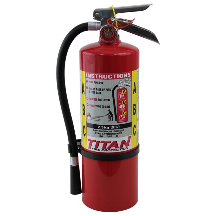 Fire Extinguisher Titan ABC Dry Chem 2.3kg /5Lb