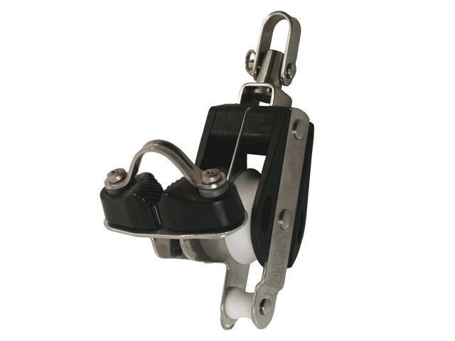 Block, Double with Swivel Beck Cleat for Rope:14mm