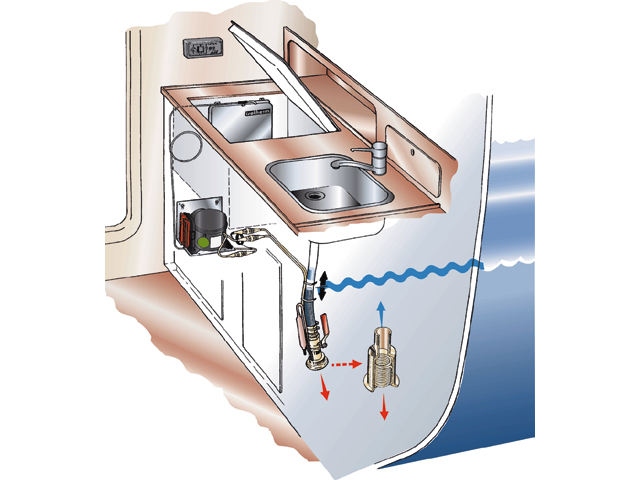 Fridge Unit, SP 260Lt 12/24V W-Cool Flat Evaporator