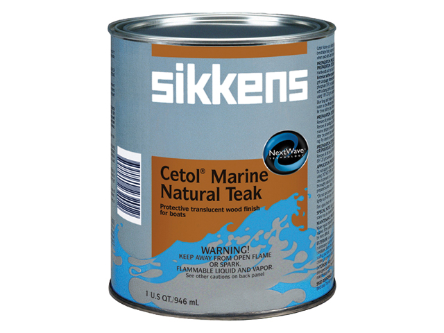 Sealer, Wood Finish Cetol Marine Natural-Teak Qt