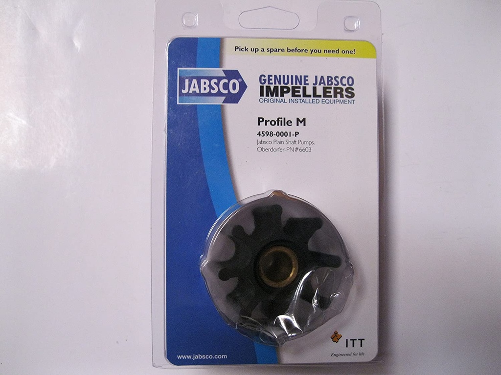 Impeller, Neoprene Run-Dry 8 Blade Ø2-9/16 Width 2" Key Drive