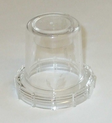 Bowl, Threaded Strainer Clear for Pump Gard Strainer