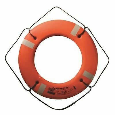 Ring Buoy, 30" Orange US Coast Guard SOLAS Approved