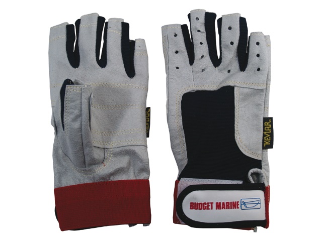 Gloves, Leather 5 Fingercut BM Logo