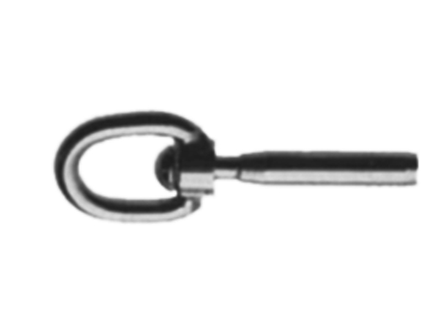 Swivel Gate Eye Single 3/16"