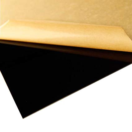 Acrylic Sheet, Black Thick:3/8" /LF