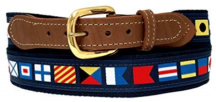 Belt, Embroidery Flags TGIF Size 34