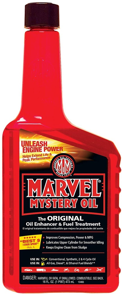 Fuel Additive, Marvel Mystery Oil Pint